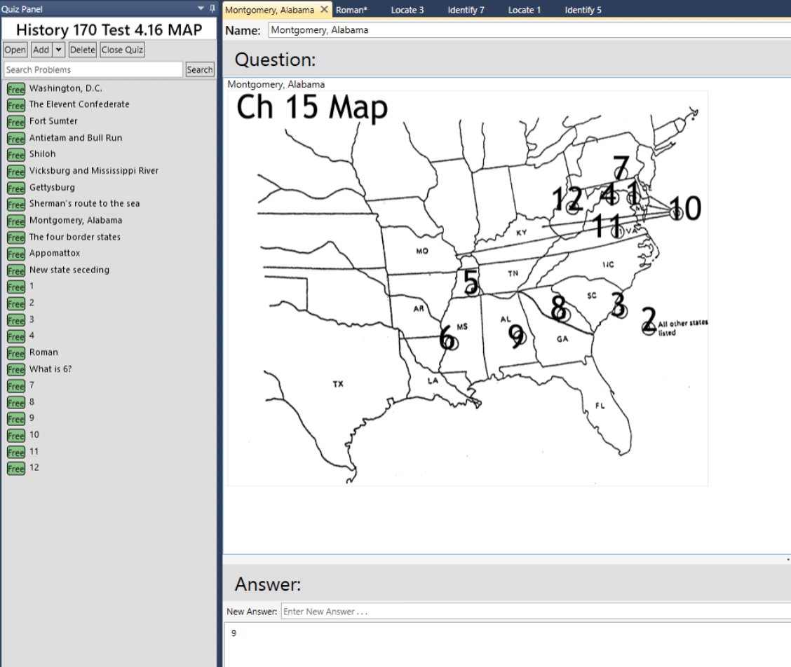 Quiz Player - History quiz with maps